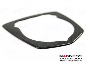 FIAT 500 ABARTH Front Emblem Frame - Carbon Fiber